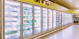 Velando DB-T Plus Series Narrow Glass Door Freezer/Chiller Multidecks